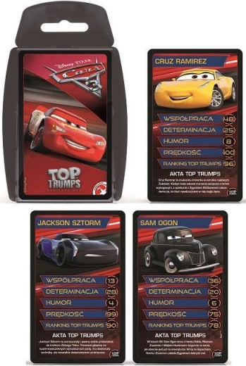 Kortspil TOP TRUMPS Disney PIXAR Biler 3