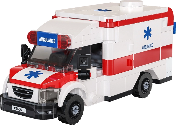 Realistisk ambulance på racerschassis