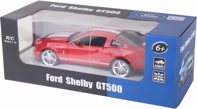 RC-bil Ford Mustang Shelby GT500 1:14 rød eller blå