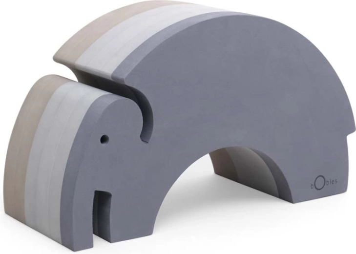 bObles elefant L cloudy blue – balance- og sanselegetøj til bevægelse