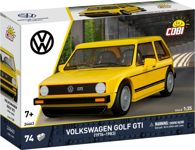 Cobi Volkswagen Golf GTI 1976–1983 byggesæt 1:35 (74 dele)