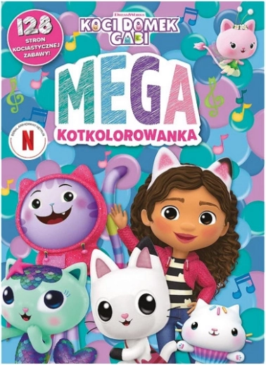 Gabys Dukkehus: mega katte-malebog