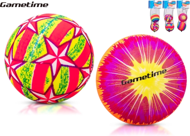 Neonfarvede bolde GAMETIME 10 cm, sæt 2 stk.