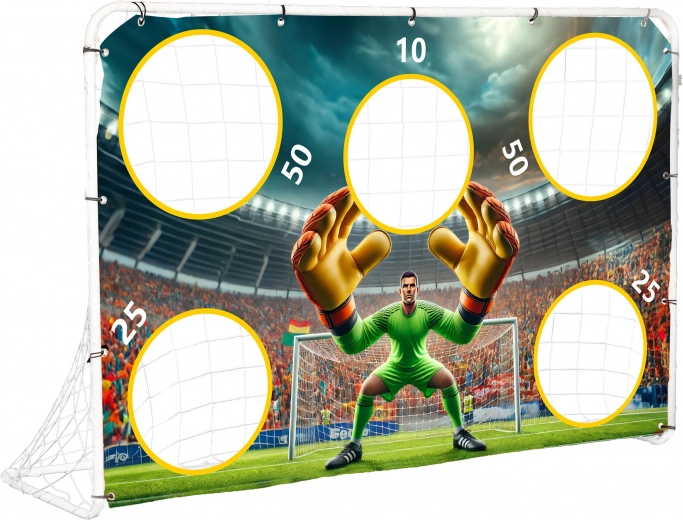 Fodboldmål med træningsdug 180x122 cm MultiGarden
