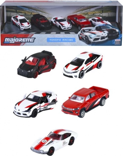 Majorette Japan Racer sæt med 5 biler 1:64