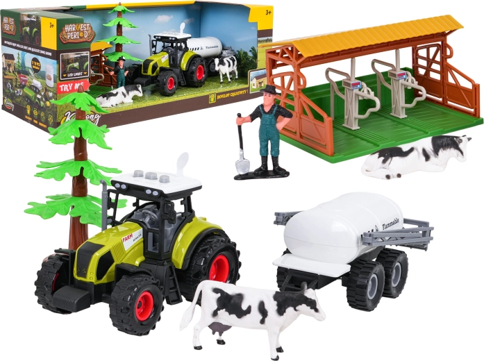 Landmandssæt med interaktiv traktor
