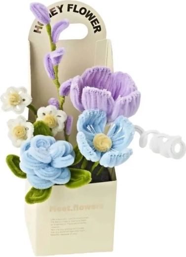Kreativt DIY-sæt til børn – lav en blomsterbuket