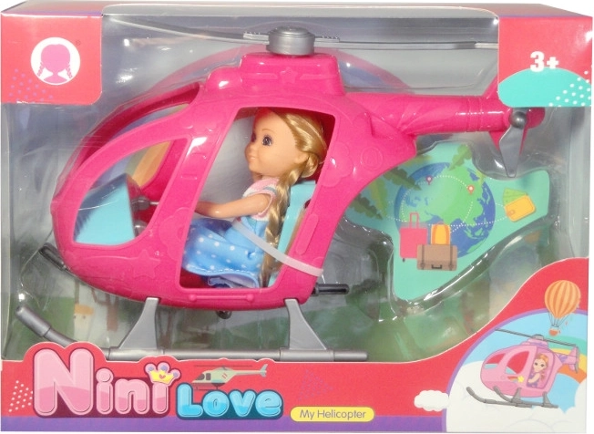 Dukke med helikopter