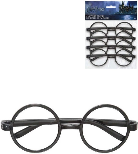 Karnevalsbriller Harry Potter - sæt med 4 stk.