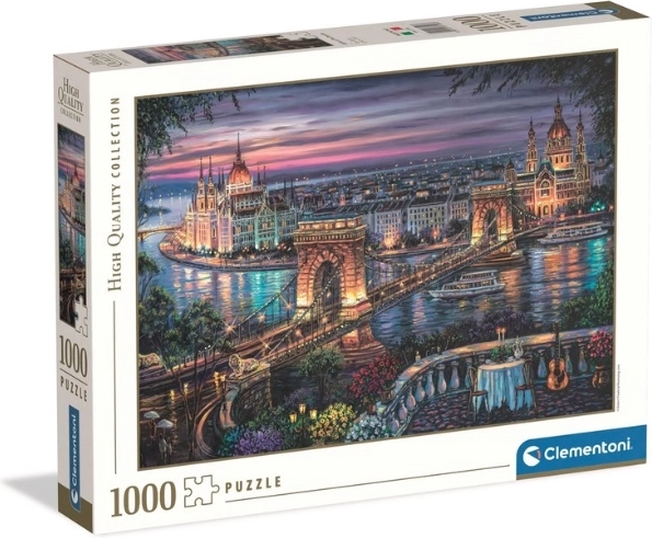 Clementoni puslespil High Quality Danubens lys 1000 brikker