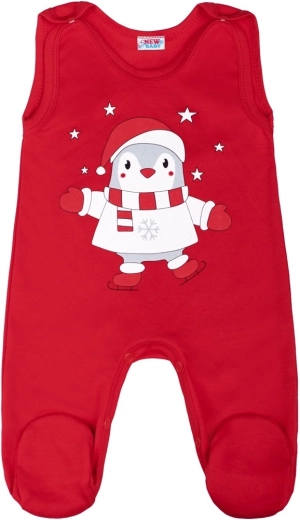 Bomuldsheldragt New Baby Winter Penguin 80 (9–12 mdr.)