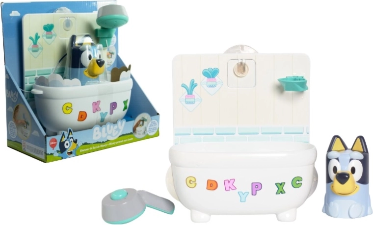 TOMY Toomies Bluey badetid i badekar