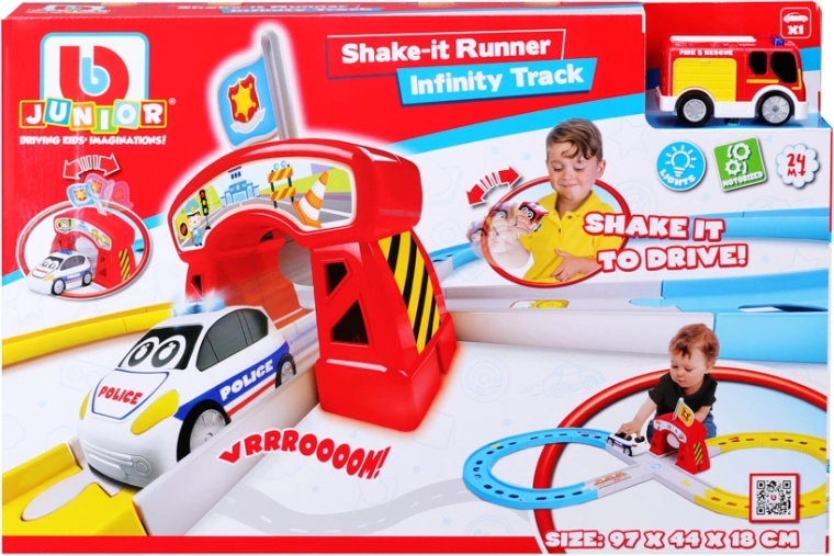 BB Junior racerbane med lille brandbil