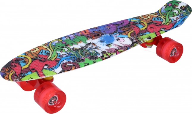 Skateboard til børn – flerfarvet