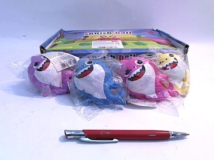 Antistress-squishy fisk (12 stk. i boks)