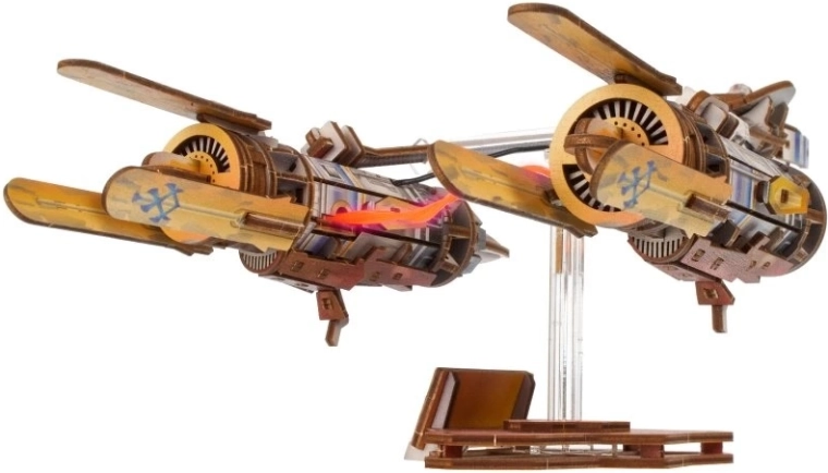 Kinetisk stander med flyveeffekt