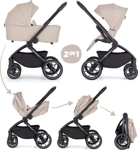 Petite&Mars kombivogn Scout 2i1 soft mousse