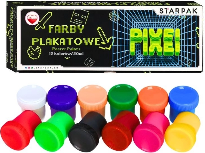 Plakatfarver Game Pixel 12 farver
