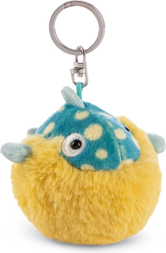 NICI nøglering kuglefisk Volker grøn 8 cm