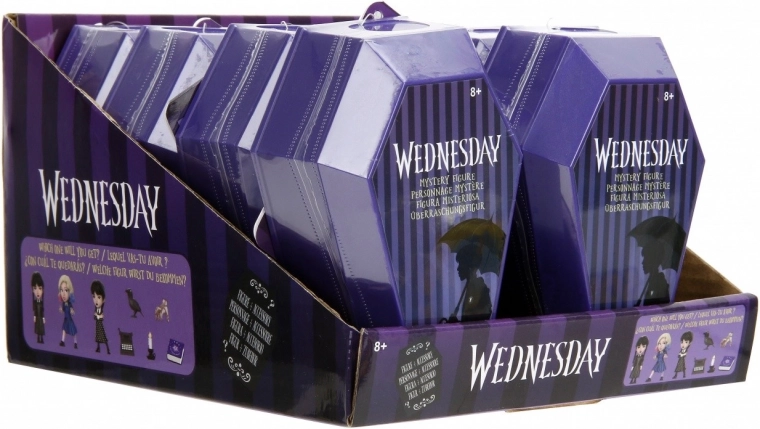 Wednesday Deluxe figur blindpack 2,5" – metal minifigur i pose