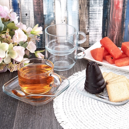 Kvadratisk underkop for stil og beskyttelse af bordet