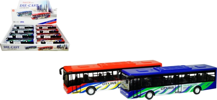 Bus i metal og plast med friktionsdrev