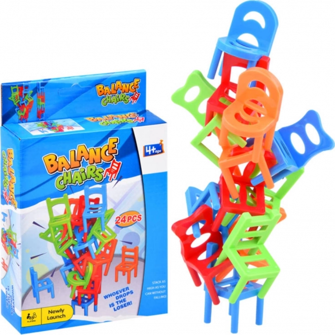 Balancerende bordspil faldende stole – 24 stk.