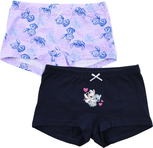 Pige-boxershorts Lilo & Stitch, sæt med 2 stk. – Størrelse: 98-104