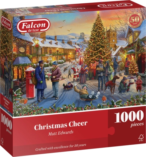 Falcon puslespil Julehygge 1000 brikker