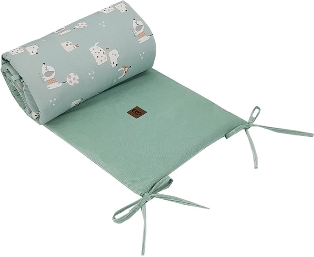 EKO sengerand velvet Dogs mint