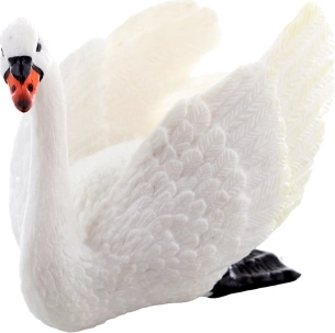 Plastfigur svane 8 cm
