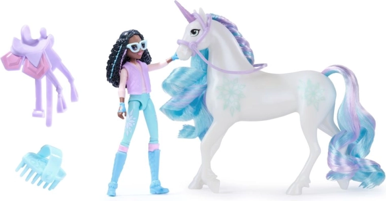 Unicorn Academy-figur Layla med enhjørningen Glacier og tilbehør