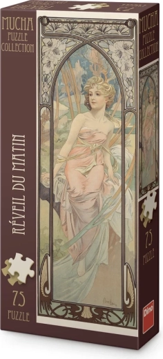 Dino panoramapuzzle Alfons Mucha – Morgenens opvågnen, 75 brikker
