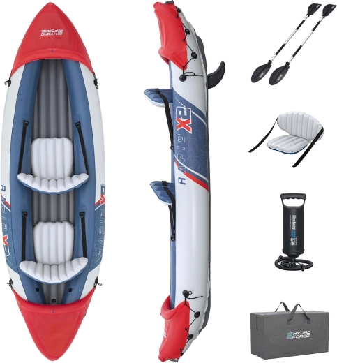 Oppustelig kajak HYDRO-FORCE Lite Rapid X2 til 2 personer 321 × 100 cm