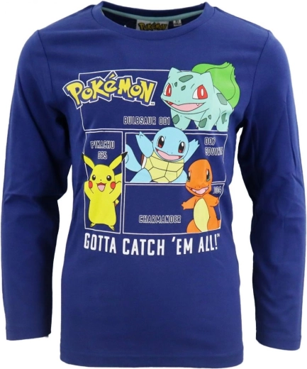 Mørkeblå Pokémon T-shirt