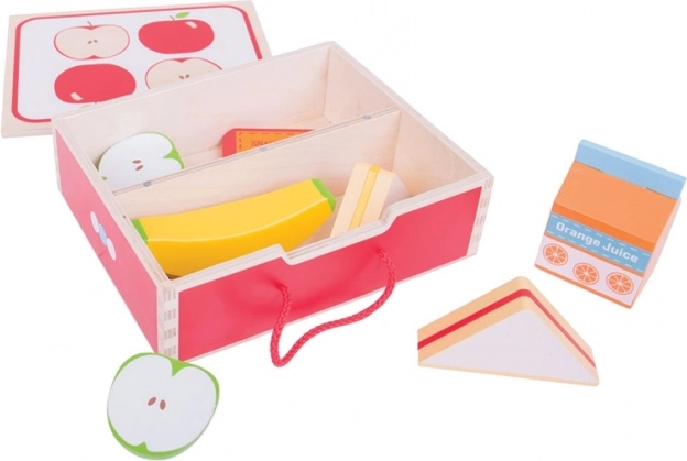 BIGJIGS TOYS træ-madkasse