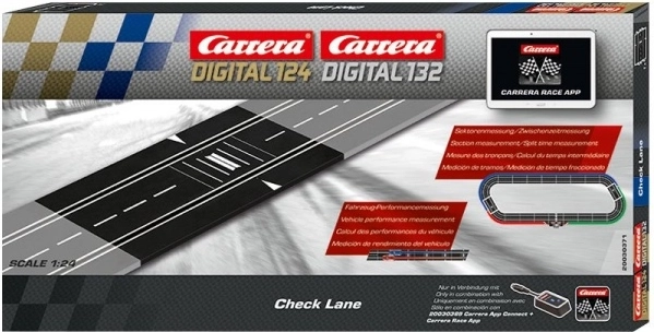 Mellemtidsmåling check lane til carrera digital 132/124 racerbane