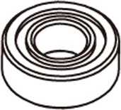 Leje 8 × 12 × 3,5 mm JAMARA, 6 stk.