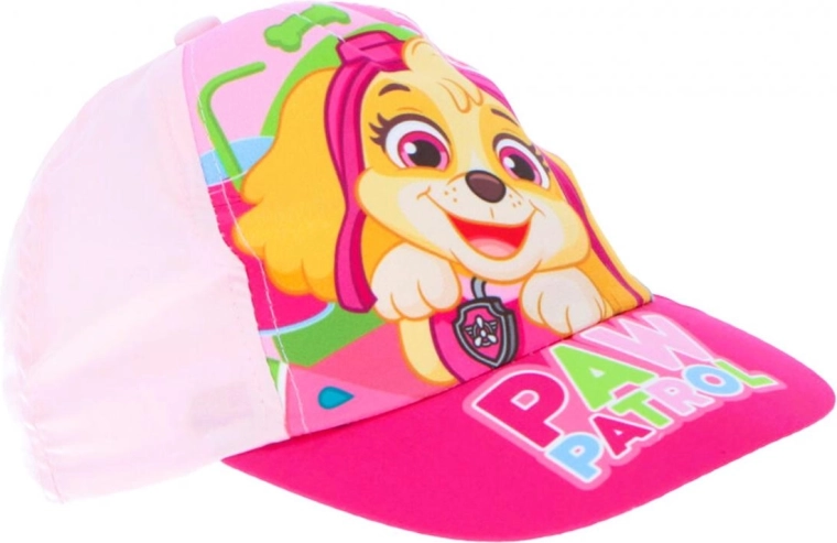 Kasket med skygge Paw Patrol, pink - 1 stk.
