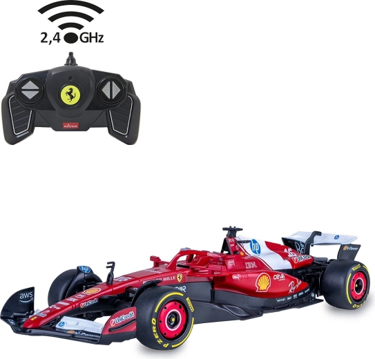 JAMARA Ferrari SF-25 RC-formel 1-bil i skala 1:18, rød