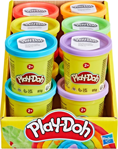 Play-Doh enkeltbægre 85 g – farvesæt til kreativ leg