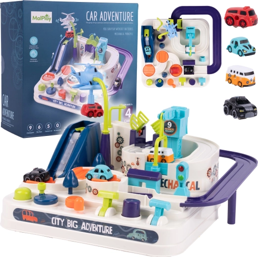 interaktiv forhindringsbane med helikopter