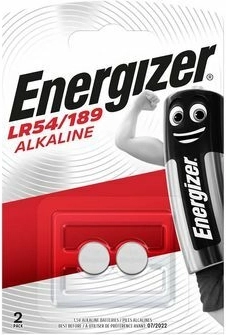 Energizer LR54/189 alkaliske knapcellebatterier 1,5 V, 2 stk.