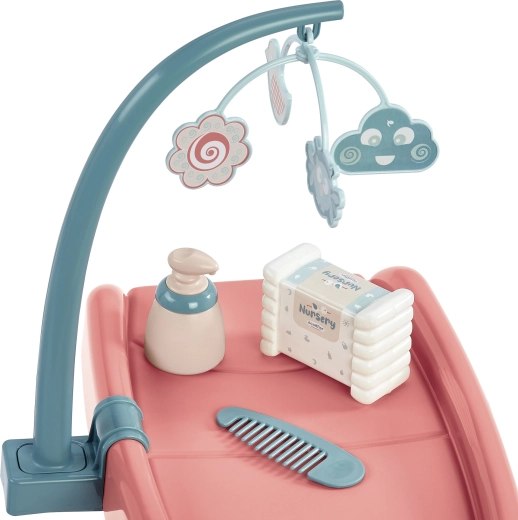 Pusle- og plejehjørne med opbevaring