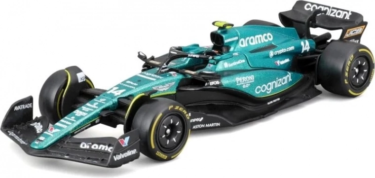 Metalmodel af Aston Martin AMR23 2023 Fernando Alonso