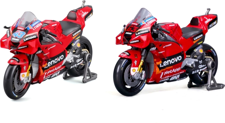 Maisto metalmodel af Ducati Lenovo Team 2022-motorcykel 1:18