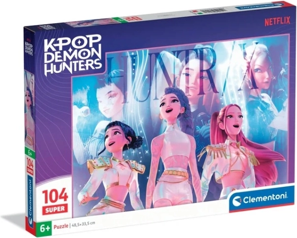 Clementoni puslespil Super K‑Pop Demon Hunters, 104 brikker