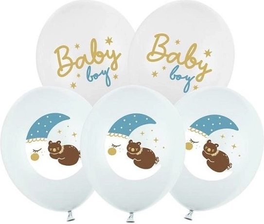 Balloner Baby boy mix 30 cm (6 stk.)