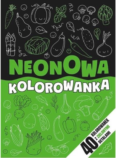 Neonmalebog – grøn