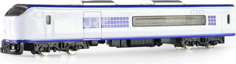 Metal mini-lokomotiv 1:48, hvid, 15 cm